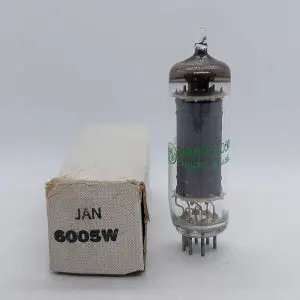 6005W 6005 6AQ5W CV4019 JAN GE NOS VALVE TUBE