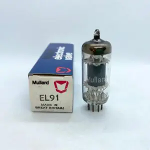 EL91 MULLARD NOS BOXED VALVE TUBE x1PC