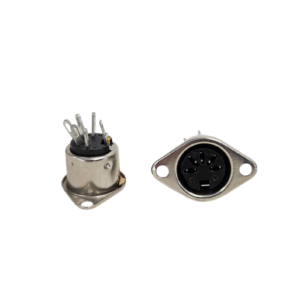 5 PIN DIN CHASSIS MOUNT SOCKET 1 PIECE (LC33)