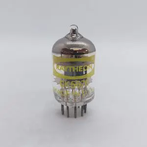 5670 RAYTHEON BLACK PLATE 'O' GETTER NOS VALVE TUBE (LC16)
