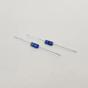 10UF 25V BC COMPS AXIAL CAPACITOR NOS 2 PIECES (2222 030 36109)