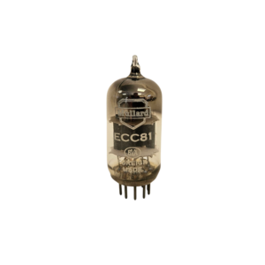 ECC81 CV455 KB/P MULLARD COPENHAGEN WELDED PLATE 'D' GETTER NOS VALVE TUBE