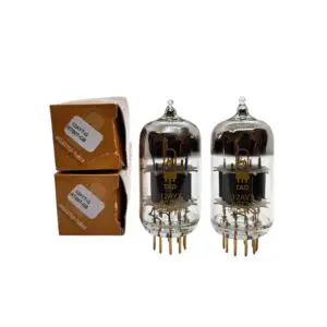 12AY7 6072A TAD GOLD PIN NOS PAIR VALVE TUBE (LB32)