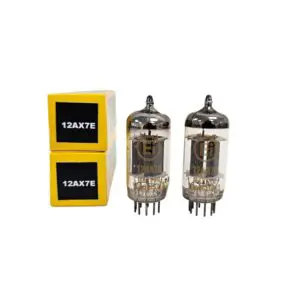 12AX7E EI ELITE SMOOTH PLATE NEW BOXED MATCHED PAIR VALVE TUBE (T12B)