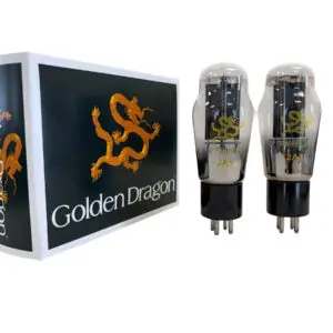 2A3 PREMIUM GOLDEN DRAGON MATCHED PAIR NEW VALVE TUBE