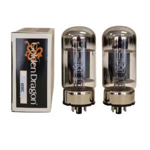 6550 6550C GOLDEN DRAGON MATCHED PAIR NEW VALVE TUBE (LB20)