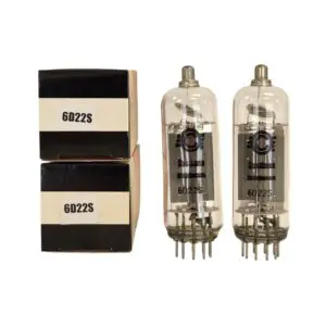 6D22S SVETLANA WINGED C PAIR NEW BOXED VALVE TUBE (G54A)
