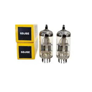 6DJ8E ECC88 EI ELITE MATCHED PAIR NEW BOXED VALVE TUBE