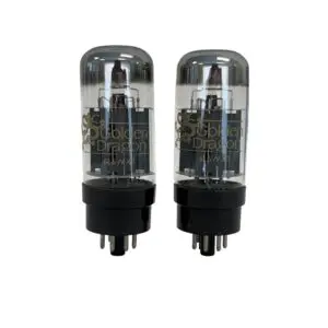 6L6WXT 5881 GOLDEN DRAGON USSR MATCHED PAIR NEW VALVE TUBE (LC82)