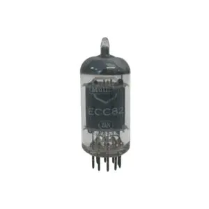 ECC82 12AU7 MULLARD FRANCE  LONG PLATE NOS VALVE TUBE (LC95)