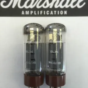 EL34 MARSHALL ORIGINAL SPARE VALVE TUBE MATCHED PAIR (2PCS)