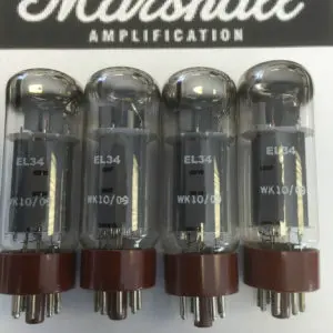 EL34 MARSHALL ORIGINAL SPARE VALVE TUBE MATCHED QUAD (4PCS)
