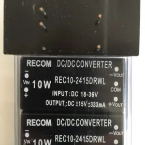 RECOM REC10-2415DRWL DC/DC CONVERTER 10W 18-36V