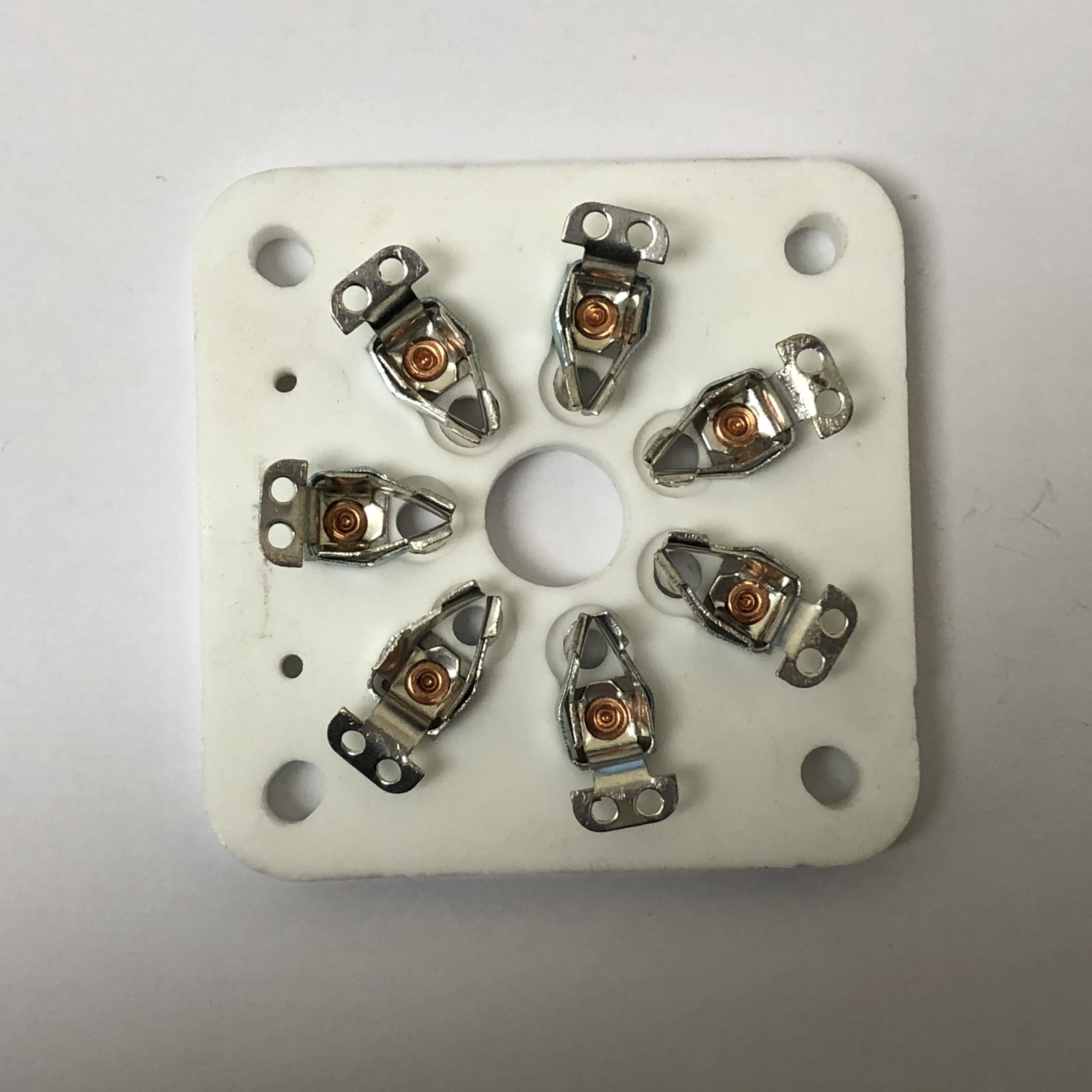 813 FU13 CERAMIC TUBE SOCKET VALVE BASE x1PC (B5) Langrex