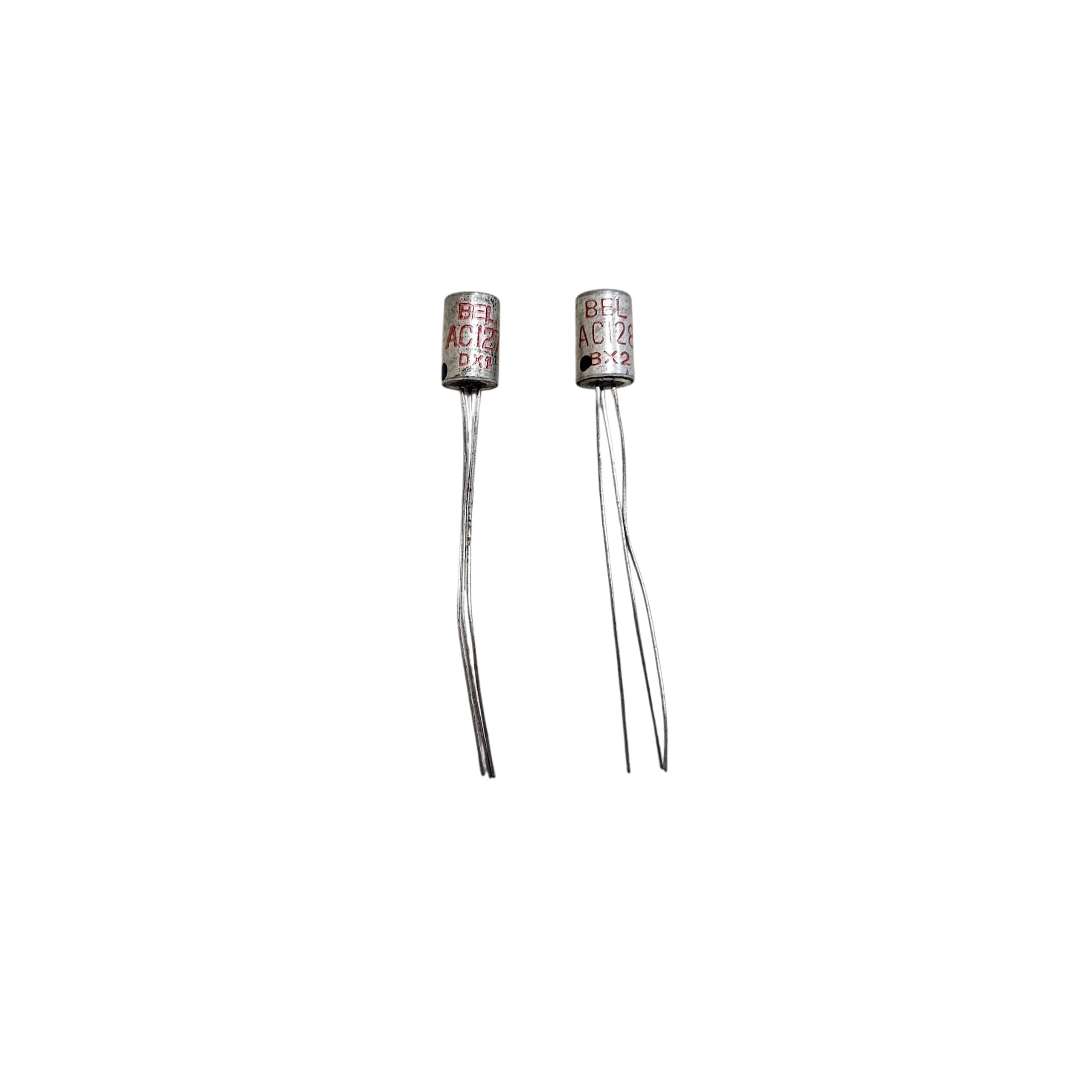 AC127 AC128 MULLARD BEL PAIR FUZZ GERMANIUM NOS TRANSISTOR (T20B)