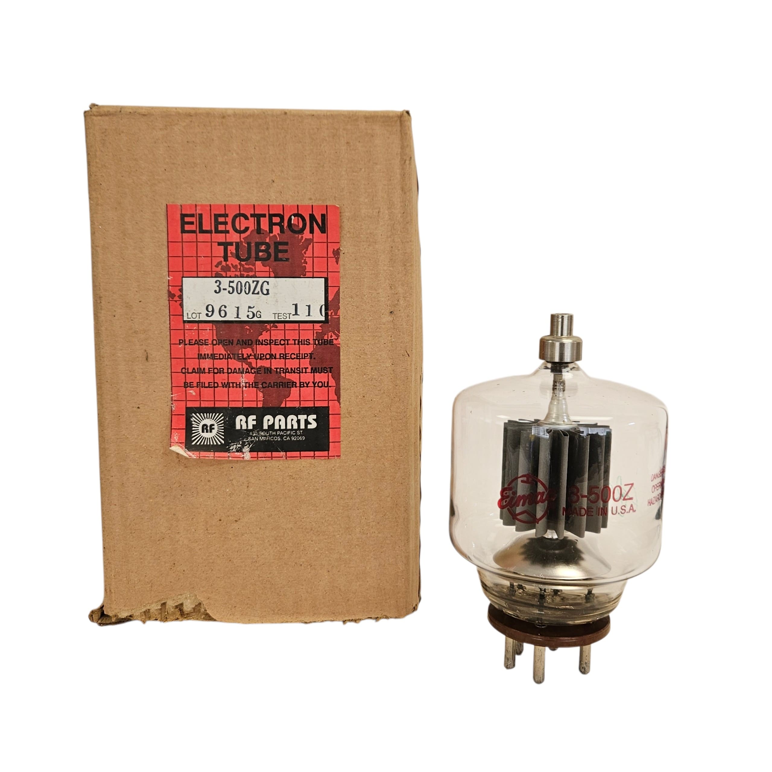 3-500Z EIMAC TRANSMITTING NOS BOXED VALVE TUBE - Langrex